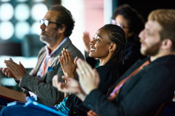 Convives lors d'un séminaire d'entreprise