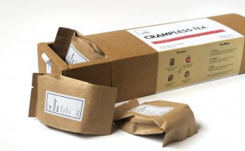 étiquettes adhésives sur un emballage